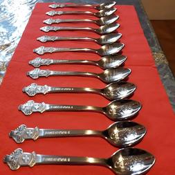 ROLEX 12 CUCCHIAINI ORIGINALI,SERIE MISTE,LUCERNE E ZURICH