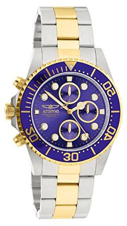 Invicta Men's 1773 Pro Diver 18k Gold Ion-Plating and Stainl
