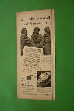 O Everest Climbers Pay Tribute To Rolex