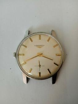 1960s LONGINES CAL 490 VINTAGE WATCH UHREN STEEL CASE 3mm NO