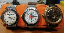 2 Vostok Amphibian automatici + Komandiskie carica manuale  