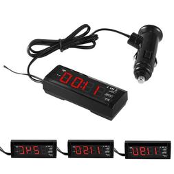 O Auto Led Rosso 0-33v Interni Digitale 12v