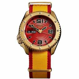 Seiko 5 SPORTS Strada Fighter Zangief Rosso Quadrante Cintur