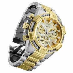 Invicta 52mm Bullone Svizzero Data Cronografo Lucidato Bicol