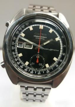 Seiko 6139-6011 Vintage Chronografo Automatico Waterproof 70