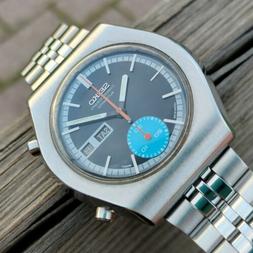 Seiko 6139-8020 Chronograph Automatic Vintage Rate Watch ⌚