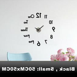 O Da Parete 3d Fai-da-te Kit Piccolo Orologio Da N0h7