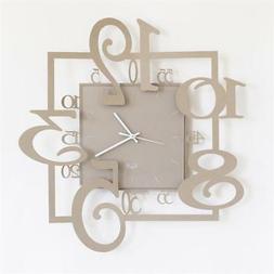 O Da Parete Particolare Metallo Beige 50cm