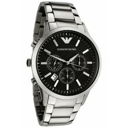 EMPORIO ARMANI AR2434 Uomo Classico Cronografo - Nuovo - Gar