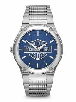 O Bulova Uomo Harley Davidson Acciaio Moto Biker Motociclist