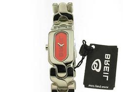 BREIL Babylon lady quarzo acciaio quadrante rosso referenza 