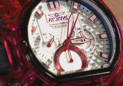 Invicta Bolt Zeus Magnum Rosso/Nero Anatomia Cronografo Dopp