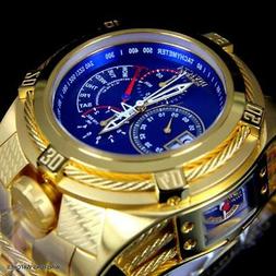 Invicta Bolt Zeus Tria Gold Plated Steel Blue 3 Swiss Mvt Di