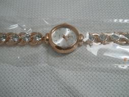 O Bracciale Con 12 Cristalli Dorato Da Donna Molto Elegante*