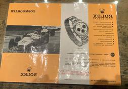 Rolex Brochure Daytona 6239 Vintage
