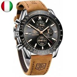 O Cronografo Da Uomo Movimento Al Quarzo Moda Sportivo Watch