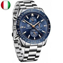 O Cronografo Da Uomo Movimento Al Quarzo Orologio Sportivo D