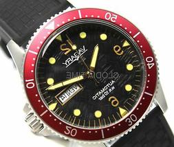 Vagary By Citizen G-Matic Uomo Automatico Rosso Nero Gomma A