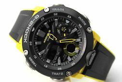 Casio G-Shock Uomo Nero Giallo Analogico Digitale Gomma GA-2