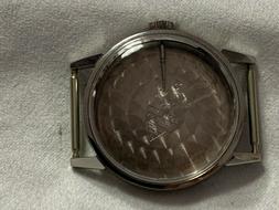 Omega seamaster cassa in acciaio inox NOS + corona e tige or