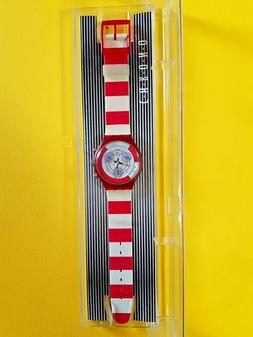 Swatch Chrono 1991- SCR100 -Navy Berry- Nuovo