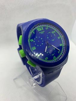 SWATCH CHRONO PLASTIC " BLUE C " IN  CONFEZIONE