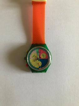 Swatch Chrono SCL 100 Flash Arrow 1991 Vintage Watch Cinturi