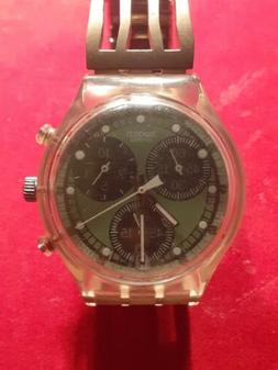 Swatch chrono vintage funzionante cinturino nuovo piu box fo