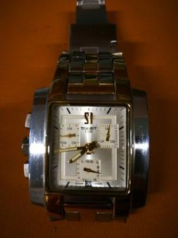 TISSOT CHRONOGRAPH QUARZO UOMO BICOLORE ANNI 90 USATO