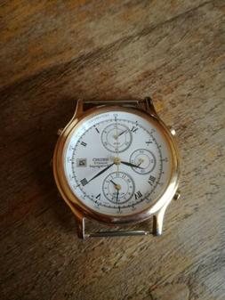 Seiko Chronograph  Vintage Quartz&nbsp;7t32-6a50 Funzionante bat