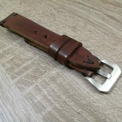 O Rolex Omega Panerai, Vera Pelle Italiana 22mm