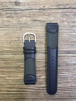 O "casio Illuminator" Pelle Blu Ansa 18 Mm  -nuovo