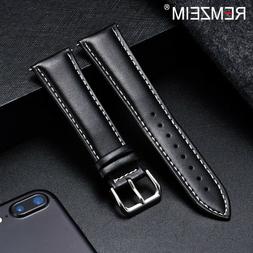 O In Pelle Vera Vintage Rolex Dw Uomo Cuoio 18 20 22 24 Mm N