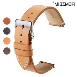 O In Pelle Vera Vintage Rolex Dw Uomo Cuoio 18 20 22 24 Mm N