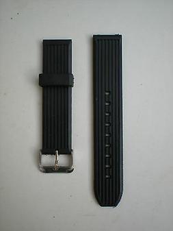 O Orologi In Silicone Nero Resistente Acqua 20 22 24 Mm