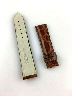 O Bulova Pelle Cuciture 20mm New Old Stock