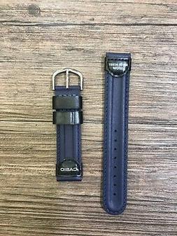 O "casio" Tessuto Blu Ansa 19 Mm -nuovo-