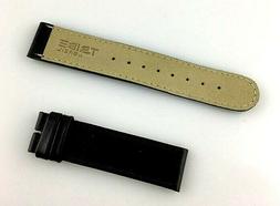 O Tribe Breil 20mm Nero Vera Pelle New Old Stock Fatto A Man