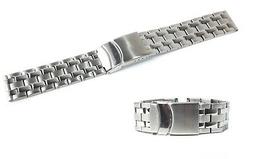 cinturino per orologio acciaio pieno ansa dritta