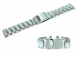 O Acciaio Pieno Ansa Dritta 20mm Bracciale Deployante B60