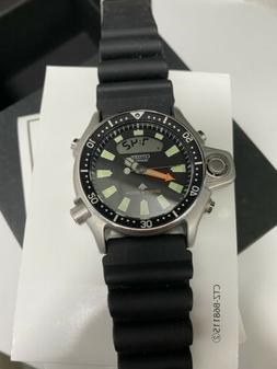 O Citizen Aqualand I Jp2000-08e Al Quarzo Acciaio Quandrante