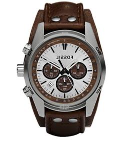 O Da Polso Quarzo Pelle Marrone Cronografo