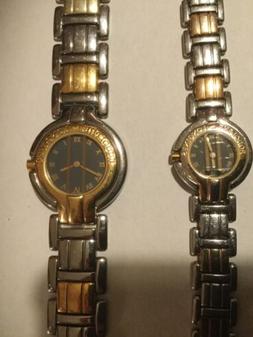 Rodolphe Longines Vintage Acciaio,lui Lei,made In Svizzera,
