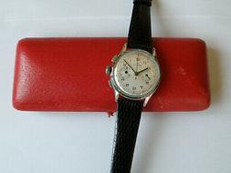 ZENITH-CRONO-ACCIAIO-CAL.143 -RUOTA A COLONNE-36MM-BOX-RARO