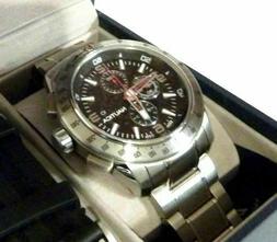 Cronografo NAUTICA 46 mm Subacqueo 100m acciaio Cofanetto co