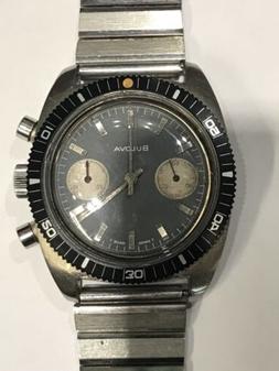 Cronografo acciaio Bulova 666 FT Valjoux 7733 - Steel vintag