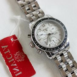 Cronografo Invicta al quarzo | 10 ATM Acciaio Inox | Bianco 