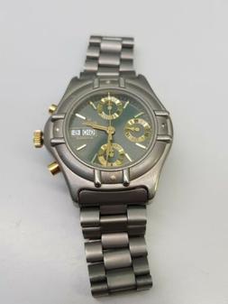 Bulova cronografo automatico cassa e bracciale in titanio co