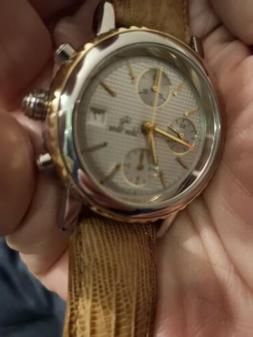 O Cronografo Automatico Marca Lucien Rochat Acciaio Ed Oro