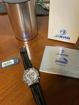 Cronografo BREIL MANTA ORIGINALE Nuovo CHRONO ALARM CARTELLI